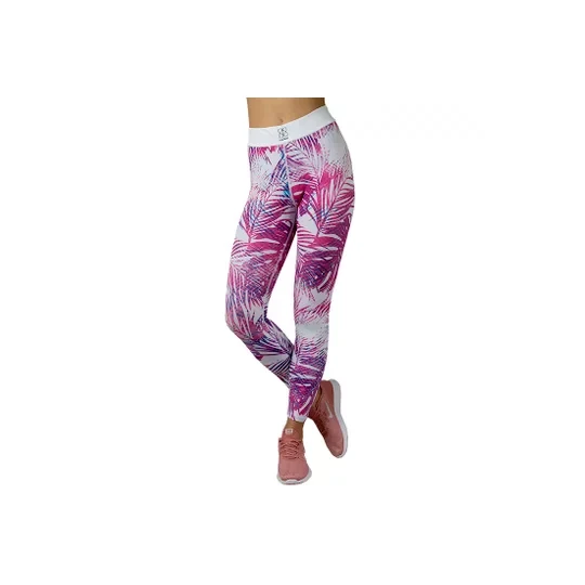 Zdjęcie produktu GymHero Leggins LAS-PALMAS, Damskie, Różowe, leginsy, poliester, rozmiar: S