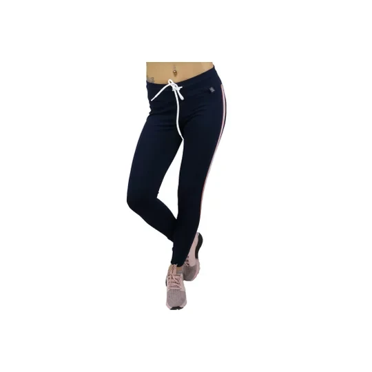 Zdjęcie produktu GymHero Leggins LEGG-RACE, Damskie, Granatowe, leginsy, bawełna, rozmiar: S