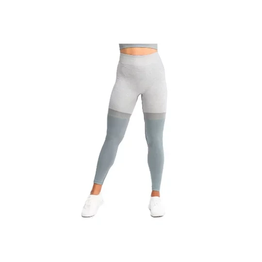 Zdjęcie produktu GymHero Leggins Stripes GRAPHITE, Damskie, Szare, leginsy, poliamid, rozmiar: L
