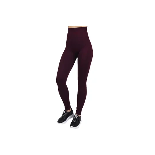 Zdjęcie produktu GymHero Push Up Leggings 763-BURGUND, Damskie, Bordowe, leginsy, poliamid, rozmiar: S
