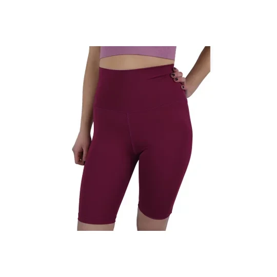 Zdjęcie produktu GymHero Shorts SHORTS-FUCHSIA, Damskie, Bordowe, spodenki, poliester, rozmiar: L