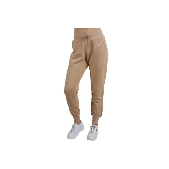 Zdjęcie produktu GymHero Sweatpants 778-BEIGE, Damskie, Beżowe, spodnie, bawełna, rozmiar: L