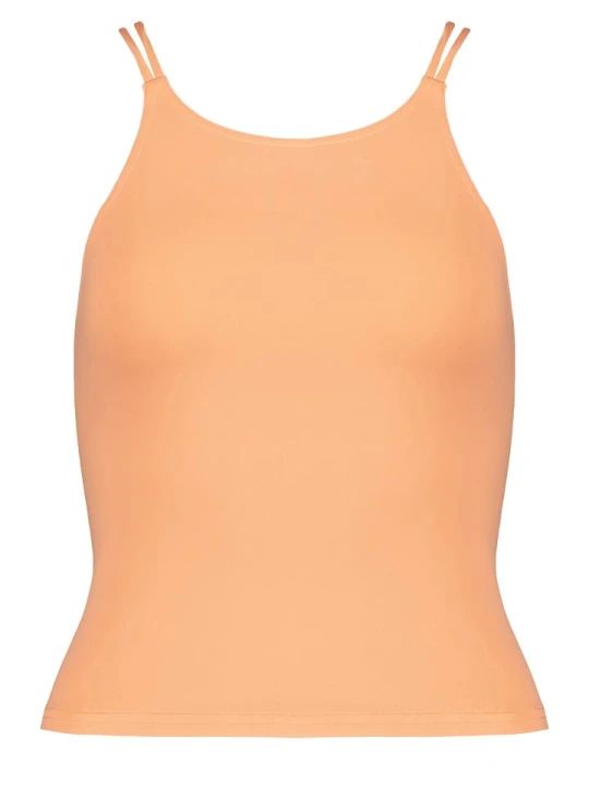 Zdjęcie produktu Gymshark Top sportowy "Studio" w kolorze pomarańczowym rozmiar: L