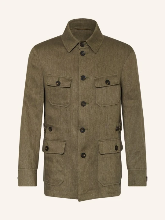 Zdjęcie produktu Habsburg Koszula Wierzchnia Typu Overshirt Freistritz Z Lnu gruen OLIWKOWY