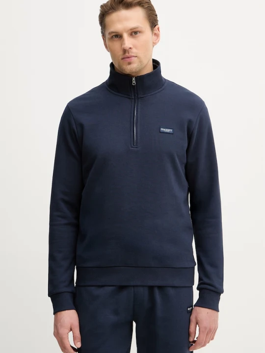 Zdjęcie produktu Hackett London bluza bawełniana granatowy