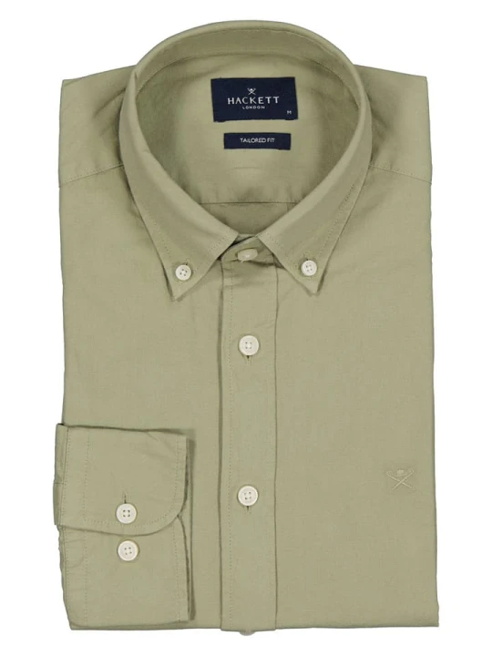Zdjęcie produktu Hackett London Koszula - Tailored fit - w kolorze zielonym rozmiar: M