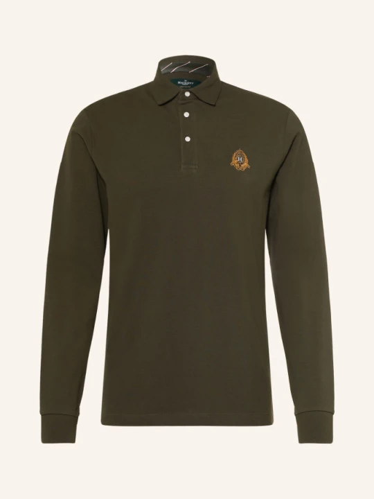 Zdjęcie produktu Hackett London Koszulka Polo Piqué Heritage Crest gruen CIEMNOZIELONY