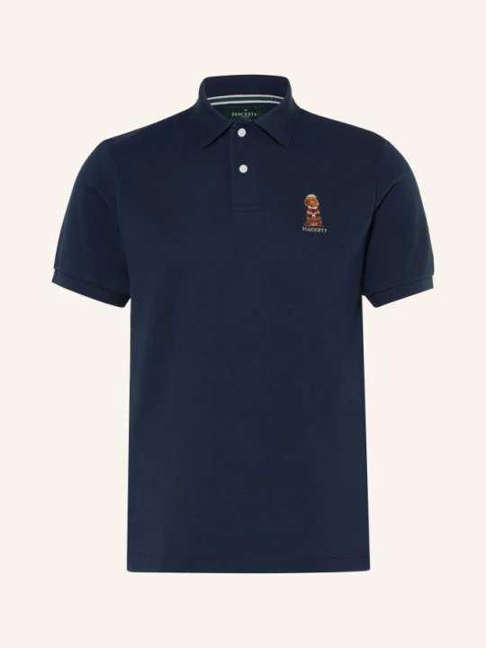 Zdjęcie produktu Hackett London Koszulka Polo Piqué Heritage Harry Classic Fit blau GRANATOWY