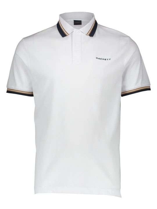 Zdjęcie produktu Hackett London Koszulka polo w kolorze białym rozmiar: XXL