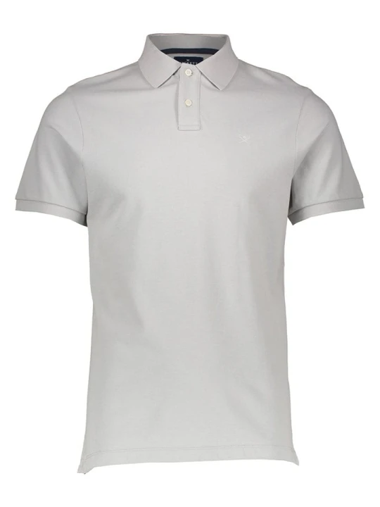 Zdjęcie produktu Hackett London Koszulka polo w kolorze jasnoszarym rozmiar: XXL