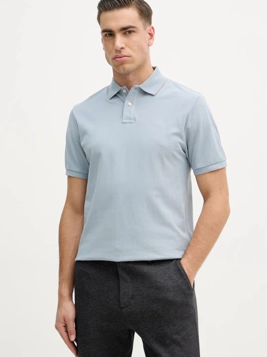 Zdjęcie produktu Hackett London polo bawełniane niebieski