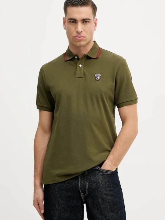 Zdjęcie produktu Hackett London polo bawełniane zielony