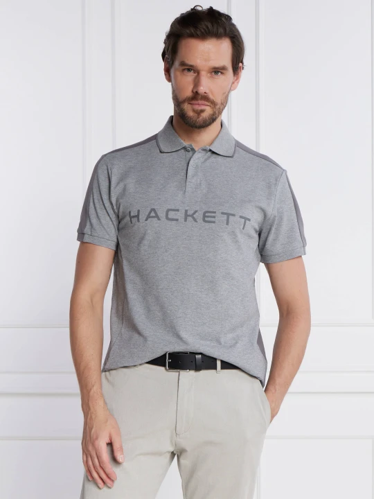 Zdjęcie produktu Hackett London Polo | Regular Fit szary