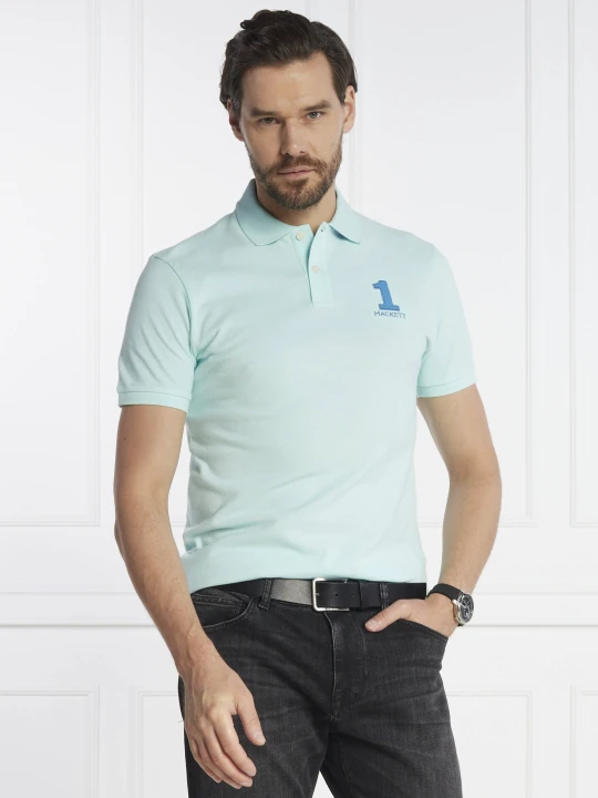 Zdjęcie produktu Hackett London Polo | Slim Fit błękitny