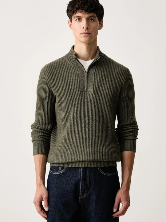Zdjęcie produktu Hackett London sweter męski wełniany zielony