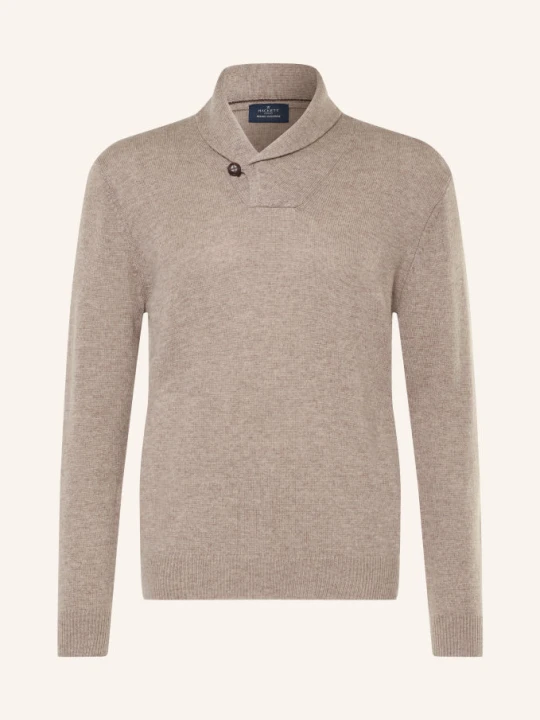 Zdjęcie produktu Hackett London Sweter Z Wełną Merynosową beige