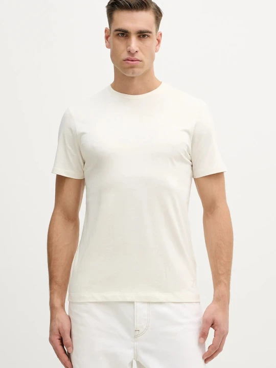 Zdjęcie produktu Hackett London t-shirt bawełniany beżowy