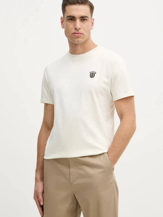 Zdjęcie produktu Hackett London t-shirt bawełniany beżowy