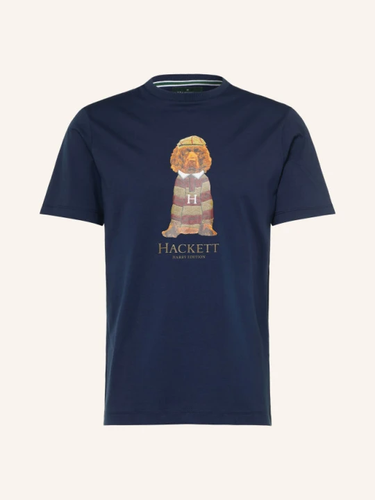 Zdjęcie produktu Hackett London T-Shirt Heritage Harry blau GRANATOWY