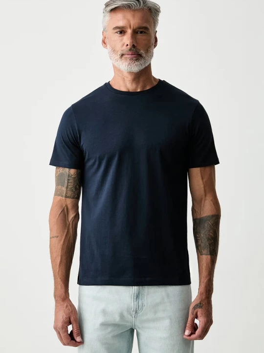 Zdjęcie produktu Hackett London T-shirt męski bawełniany granatowy