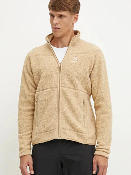 Zdjęcie produktu Haglöfs bluza sportowa Mossa Pile beżowy