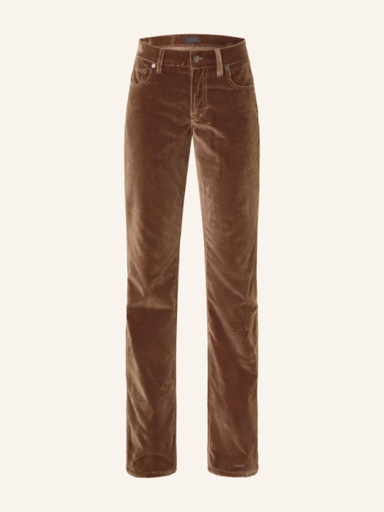 Zdjęcie produktu Haikure Spodnie Bootcut Carly Z Aksamitu braun BRĄZOWY