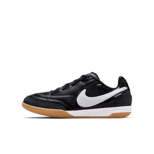 Zdjęcie produktu Halowe buty piłkarskie typu low top dla dużych dzieci Nike Jr. Tiempo Streetgato - Czerń