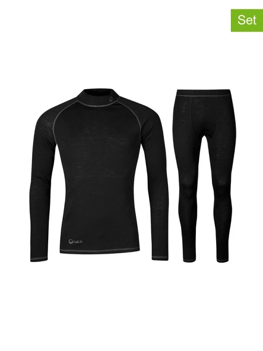 Zdjęcie produktu Halti 2-częściowy zestaw termiczny "Neva" w kolorze czarnym rozmiar: 3XL
