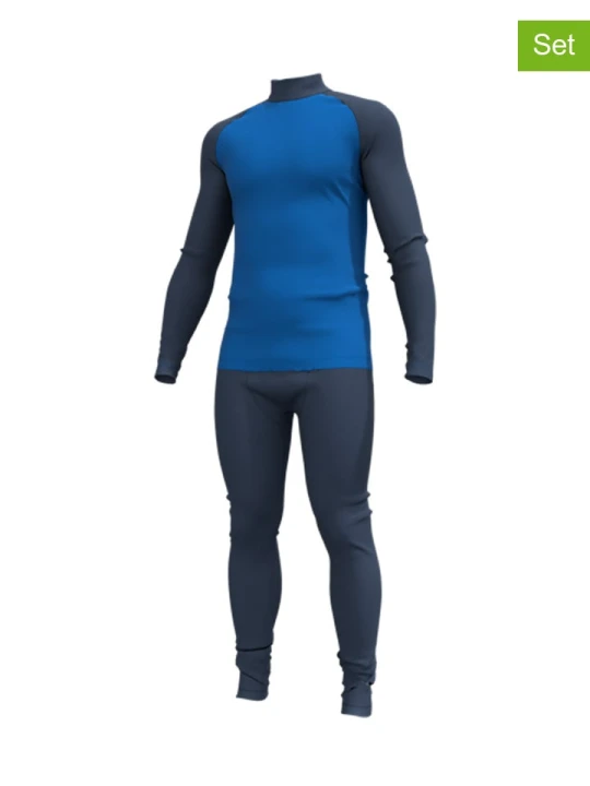 Zdjęcie produktu Halti 2-częściowy zestaw termiczny "Neva" w kolorze granatowo-niebieskim rozmiar: 3XL