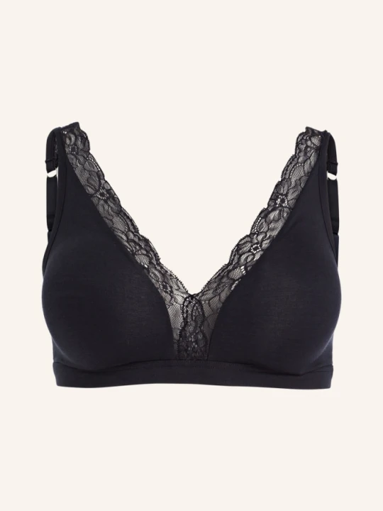 Zdjęcie produktu Hanro Biustonosz Trójkątny Cotton Lace schwarz CZARNY