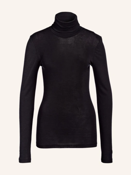Zdjęcie produktu Hanro Golf Woolen Silk Z Wełny Merino Z Dodatkiem Jedwabiu schwarz CZARNY