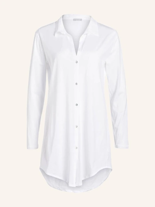 Zdjęcie produktu Hanro Koszula Nocna Cotton Deluxe weiss BIAŁY