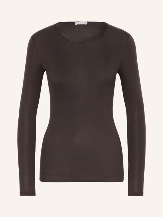 Zdjęcie produktu Hanro Koszulka Od Piżamy Cotton Seamless braun CIEMNOBRĄZOWY