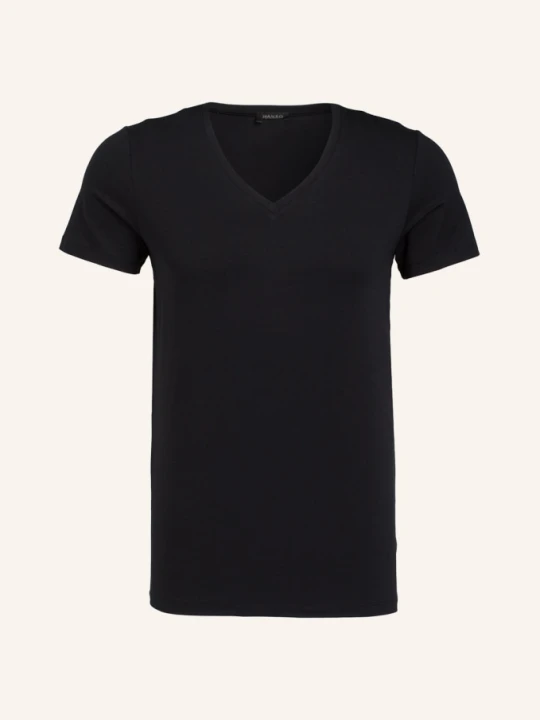 Zdjęcie produktu Hanro Koszulka W Serek Cotton Superior schwarz CZARNY