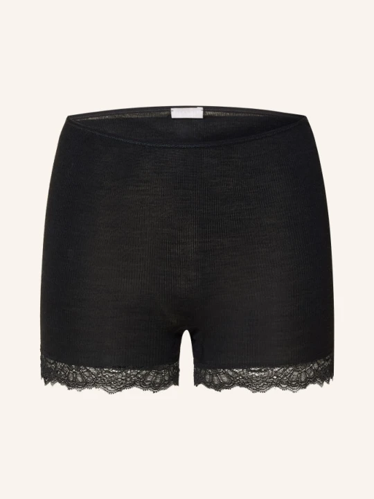 Zdjęcie produktu Hanro Majtki Woolen Lace Z Wełną Merynosową I Jedwabiem schwarz CZARNY
