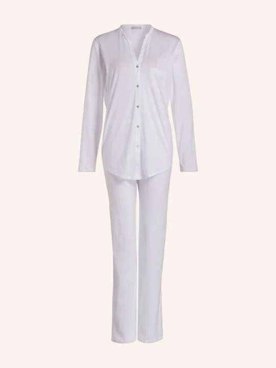 Zdjęcie produktu Hanro Piżama Cotton Deluxe weiss BIAŁY