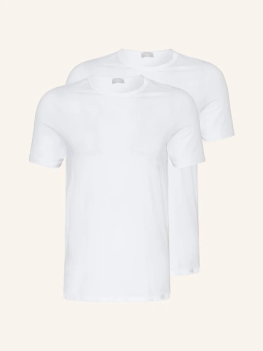 Zdjęcie produktu Hanro T-Shirt Cotton Essentials, 2 Szt. weiss BIAŁY