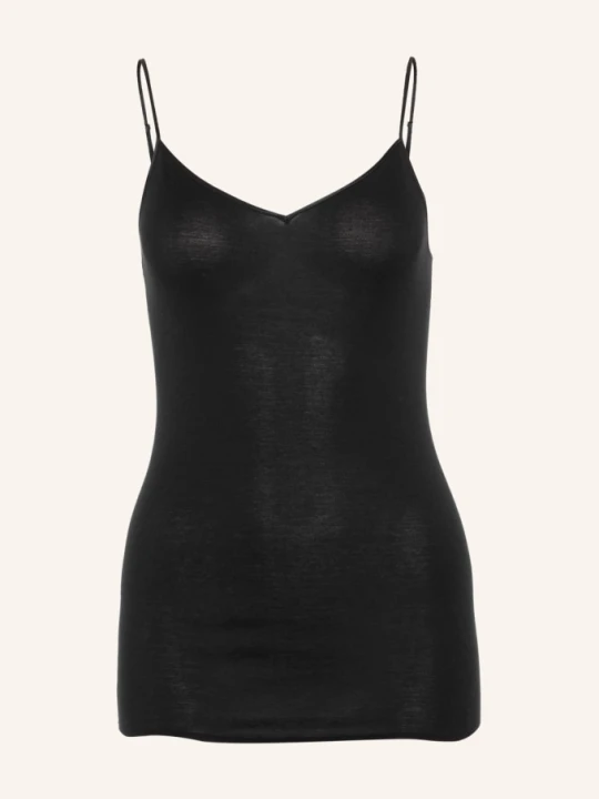 Zdjęcie produktu Hanro Top Cotton Seamless schwarz CZARNY
