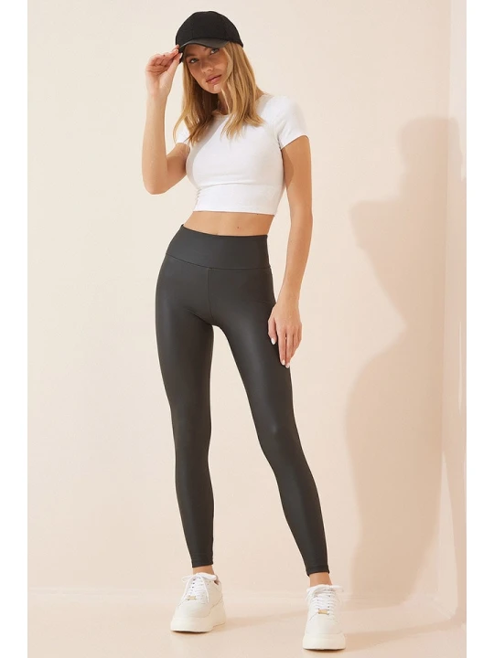 Zdjęcie produktu Happiness Istanbul Legginsy w kolorze czarnym rozmiar: 42