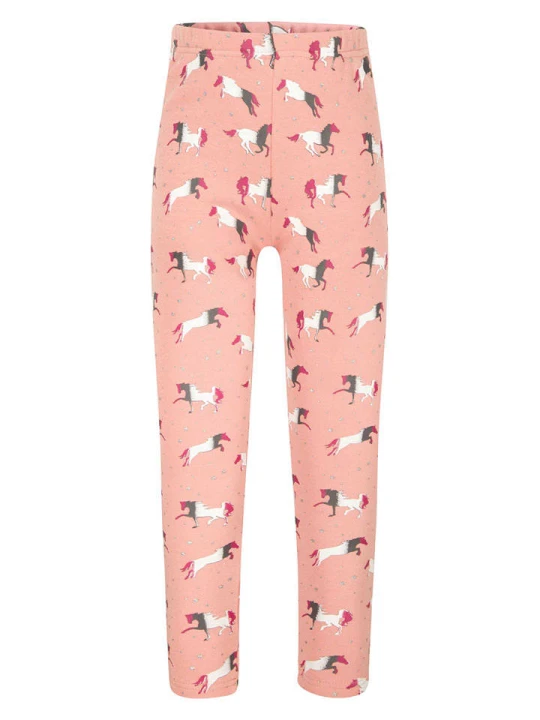 Zdjęcie produktu happy girls by Eisend Legginsy termiczne w kolorze jasnoróżowym rozmiar: 140