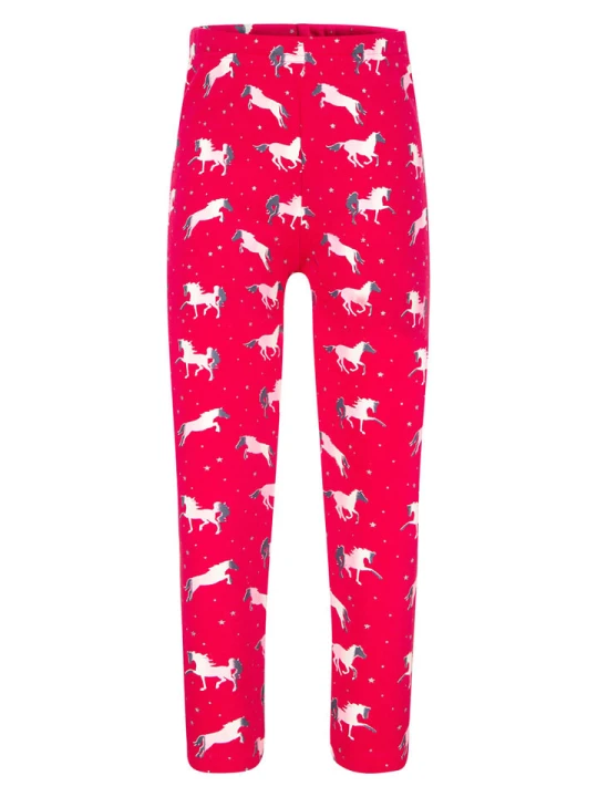 Zdjęcie produktu happy girls by Eisend Legginsy termiczne w kolorze różowym rozmiar: 92