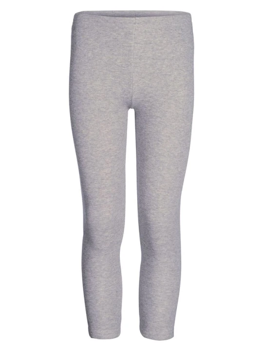Zdjęcie produktu happy girls by Eisend Legginsy termiczne w kolorze szarym rozmiar: 128