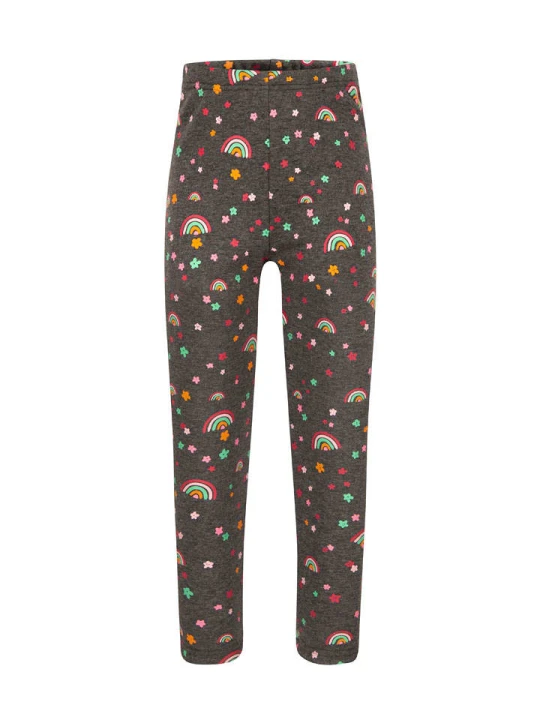 Zdjęcie produktu happy girls by Eisend Legginsy w kolorze antracytowym rozmiar: 128