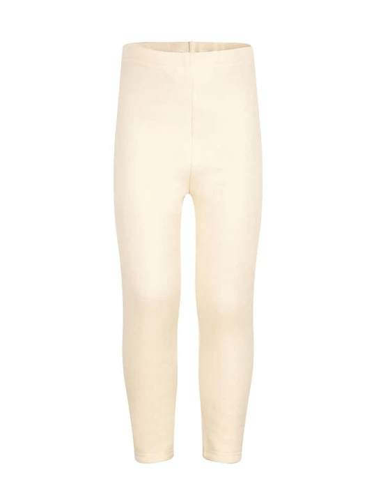 Zdjęcie produktu happy girls by Eisend Legginsy w kolorze kremowym rozmiar: 116