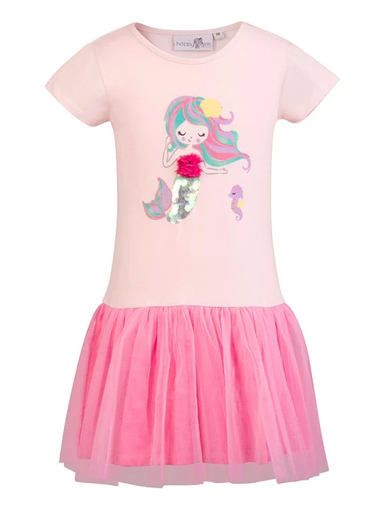 Zdjęcie produktu happy girls by Eisend Sukienka w kolorze różowo-jasnoróżowym rozmiar: 104