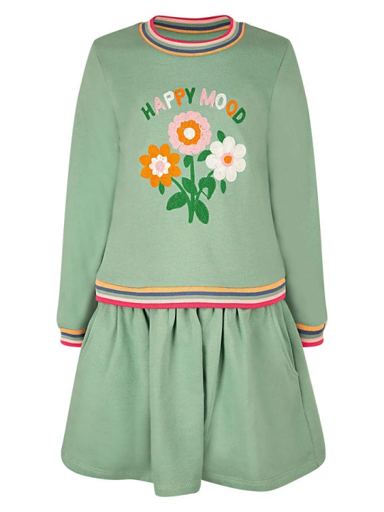 Zdjęcie produktu happy girls by Eisend Sukienka w kolorze zielonym rozmiar: 122