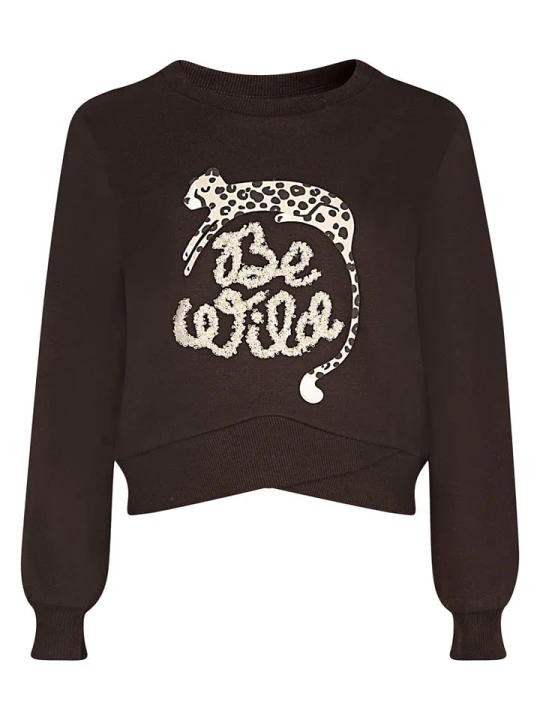 Zdjęcie produktu happy girls by Eisend Sweter w kolorze czarnym rozmiar: 98