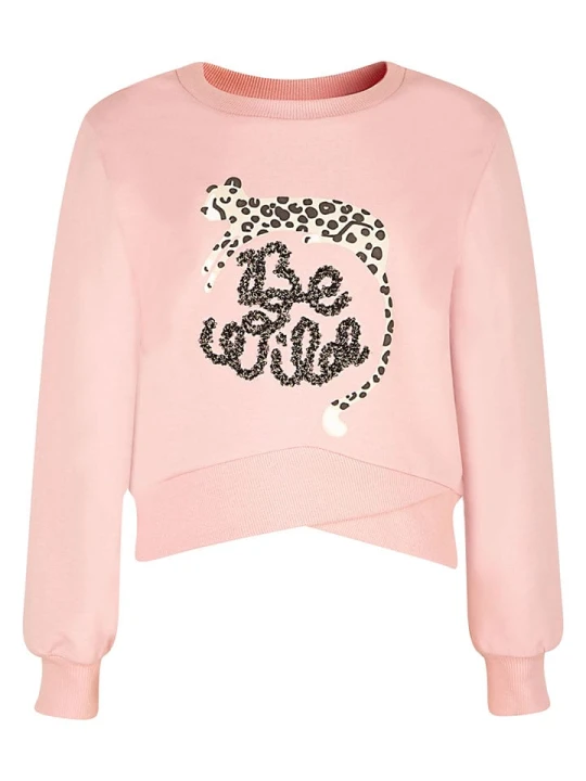 Zdjęcie produktu happy girls by Eisend Sweter w kolorze jasnoróżowym rozmiar: 110