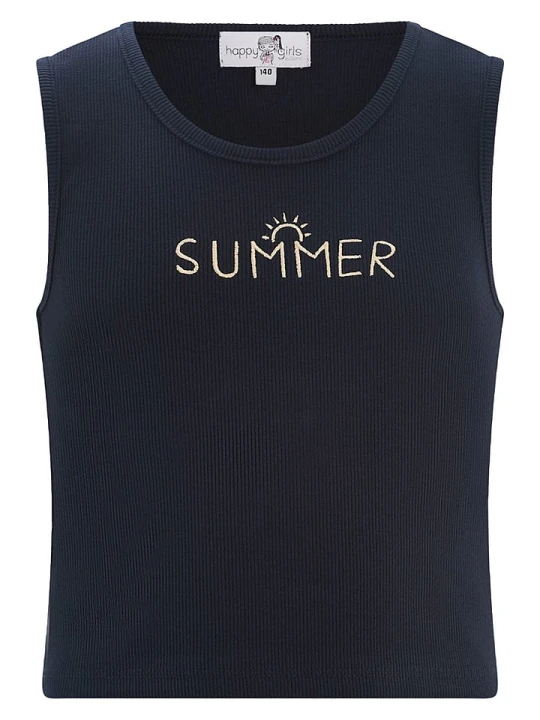 Zdjęcie produktu happy girls by Eisend Top w kolorze granatowym rozmiar: 134