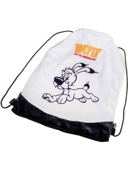 Zdjęcie produktu Happy People Pluszowy worek sportowy "Idefix" - wys. 37 cm rozmiar: onesize biały